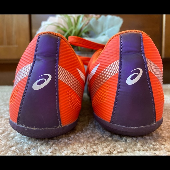 Asics Hyper Rocket Track Spikes Running Shoes 10 - Picture 9 of 13
